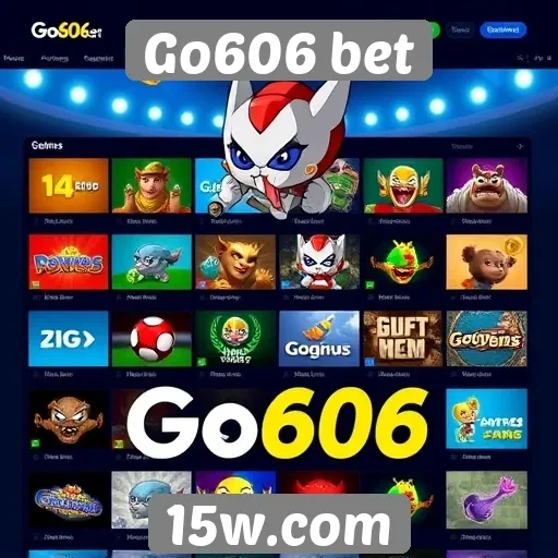 Variedade de jogos oferecidos pelo Go606 bet